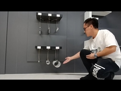 KN9 吊り下げ型マウント円形直径ラウンド LED 押出成形、ディフューザーカバー付きアルミニウムチャンネル