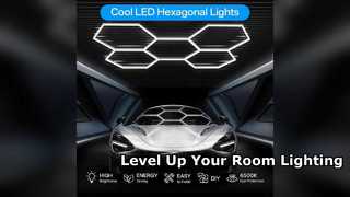 LED 六角形ライトでお部屋を変身させましょう