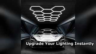 LED ヘキサゴン ウォール ライトで空間をアップグレード