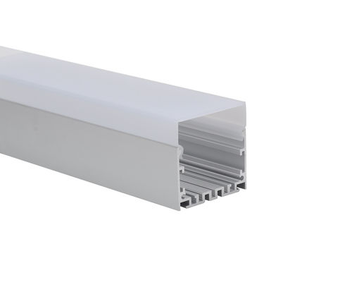 良い価格 K&C 6063t5の正方形の台紙吊り下げ式LEDのストリップのアルミニウム プロフィール オンライン