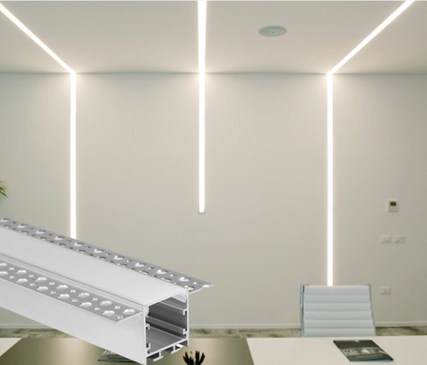 LEDのPlasterboardプロフィールによって引込められたプラスター ギプスの壁の乾式壁はストリップのアルミニウム プロフィールの放出チャネルを導いた