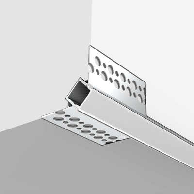 LEDのPlasterboardのプロフィール チャネルは乾式壁プラスター ギプス6063導かれた滑走路端燈のためのT5アルミニウムを引込めた