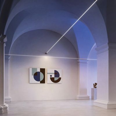 黒いポリ塩化ビニールのスカイライン ライト付属品のstarlineの線形ライトが付いているステンレス鋼のストリップ