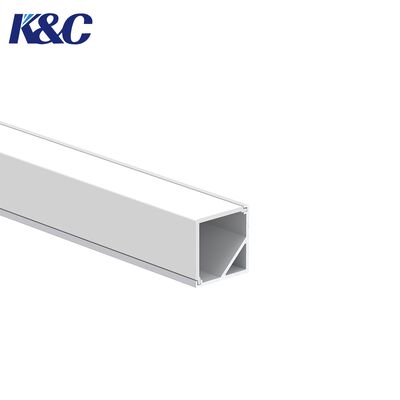 RoHS-Compliant 6063-T5 Aluminum LED Profile for Corner Installation in Strip Light Systems