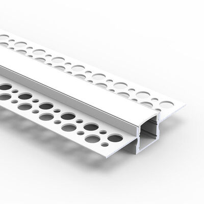 良い価格 6063 T5アルミニウム合金 LED ストリップ アルミニウム プロファイル、埋め込み乾式壁設置用、W58*H15.4mm サイズ オンライン