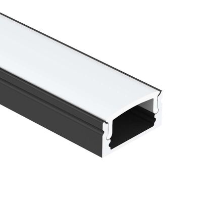 良い価格 K17 表面にマウントされたLED アルミプロファイルとPMMA PCディフューザー 6063 T5合金で12mm LEDストライプ オンライン