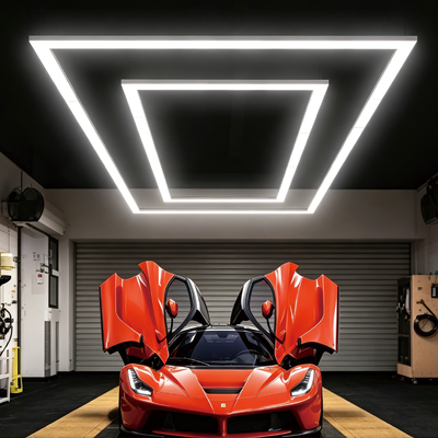 良い価格 340W LED 六角形ライト 連結可能 モジュラーハニカムパネル 天井照明システム ガレージ、ジム、ワークショップ、オフィス向け オンライン