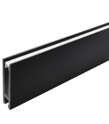 良い価格 導かれたストリップのアルミニウム プロフィールW9.8*H25.4mmは中断されたLEDのアルミニウム プロフィールを陽極酸化した オンライン