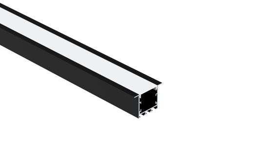W35*H35mm LEDのアルミニウム放出はPCの拡散器が付いている引込められた台紙の側面図を描く