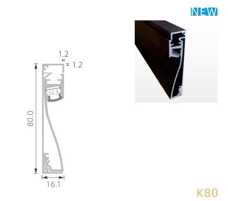 T5 6063 IP20プラスチック拡散器とのアルミニウムLEDの壁のプロフィールのサンドブラスティング