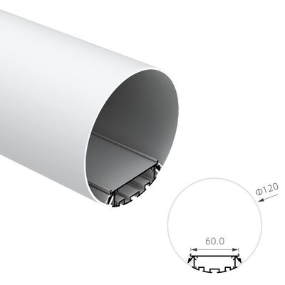 LEDのアルミニウムにプロフィールKN10の高く上がることのあたりのDia 120mm RoHSは陽極酸化した