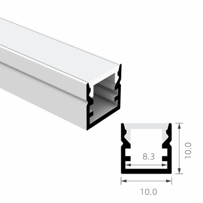 LEDのストリップのアルミニウム プロフィールT8に砂を吹き付けるPCは10×10mmを曇らした
