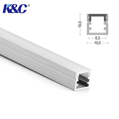 PMMAのPCの拡散器カバーとの10*10mm LEDのストリップのアルミニウム プロフィール